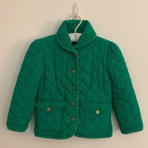 Ralph Lauren quilted green girls’ coat
